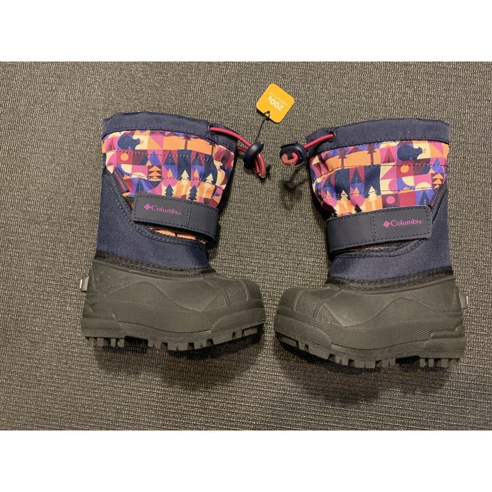 New‎ Columbia Powderbug Plus II Toddler Girls Insulated Waterproof Snow Boots 5